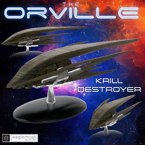 Eaglemoss The Orville Krill Destroyer Ship Replica